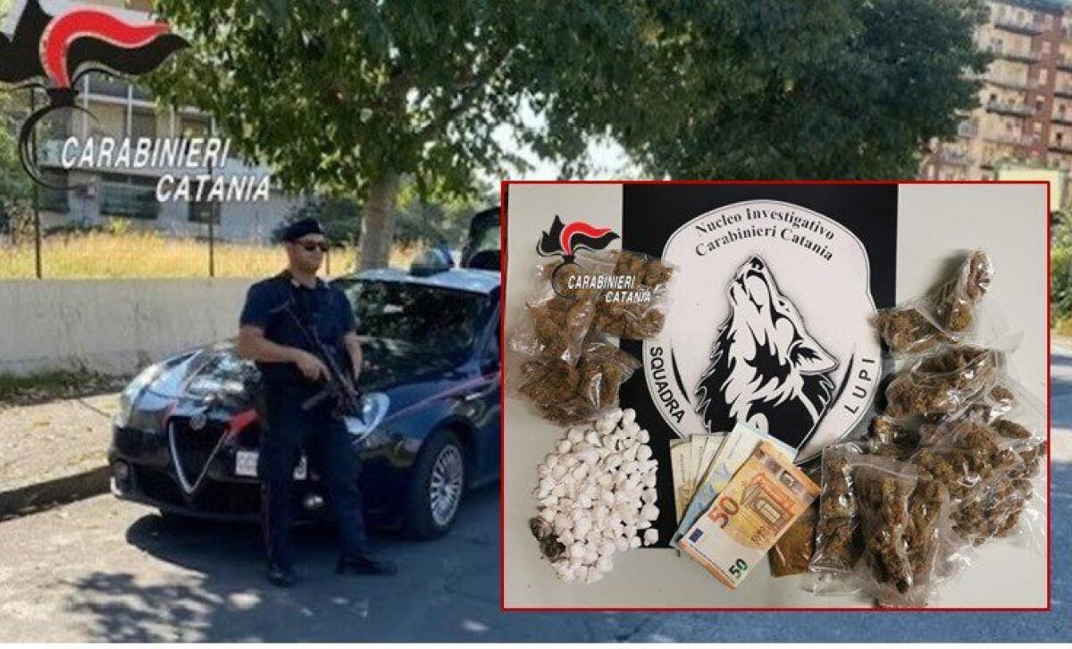 CATANIA. CONSEGNAVA LA DROGA CON IL MOTORINO A DOMICILIO - 