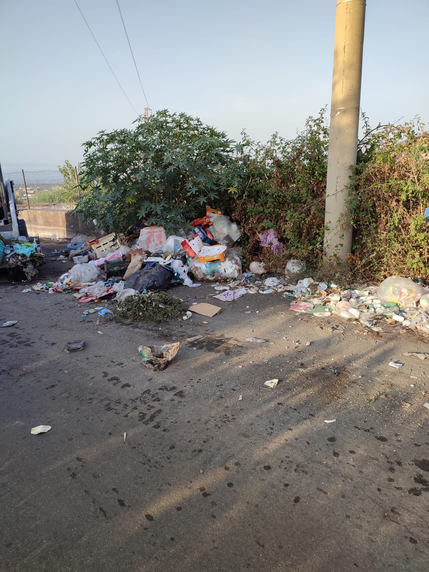 RIFIUTI A PATERNÒ: RIPULITE MICRO DISCARICHE IN ZONA VIA BALATELLE VIA SELLA