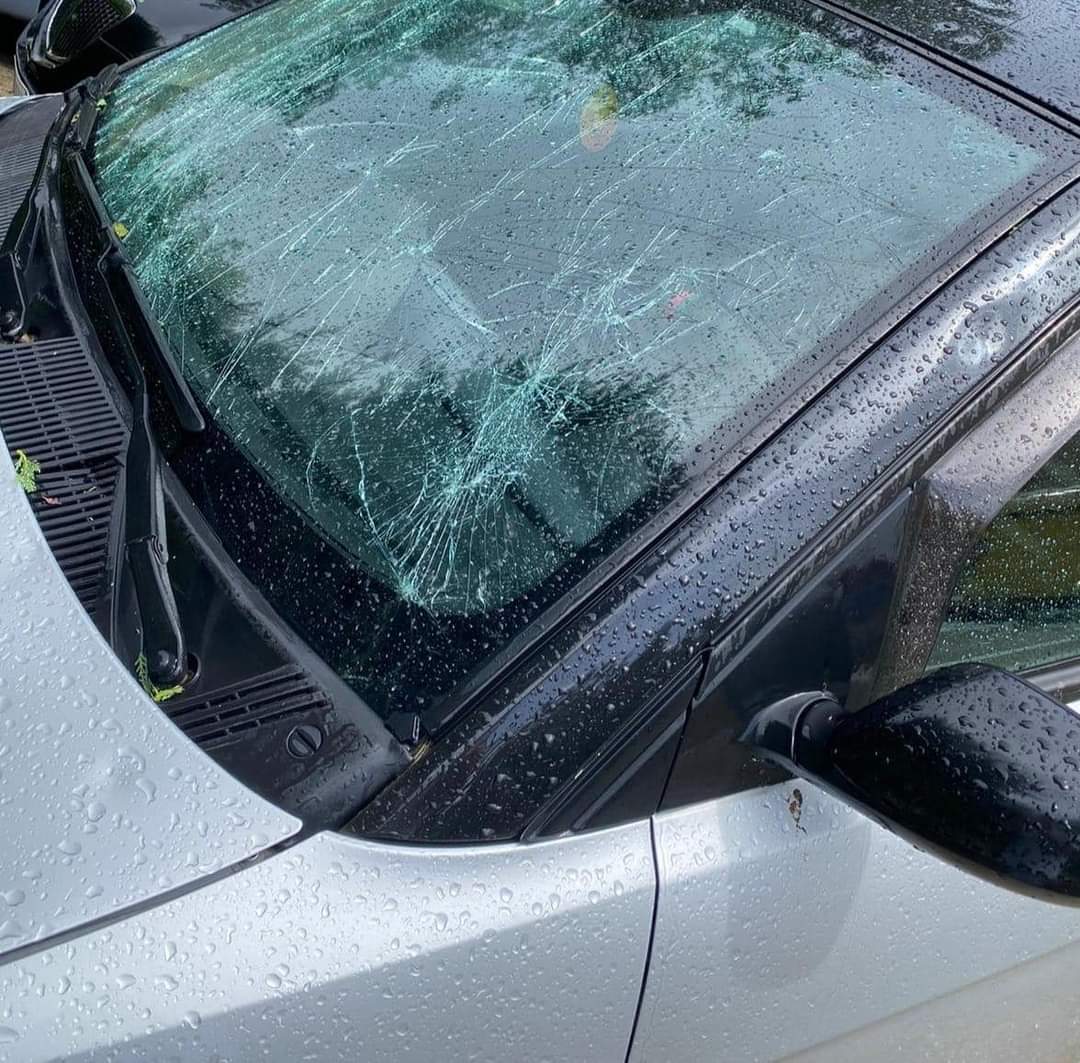 VIOLENTA GRANDINATA PROVOCA DANNI GRAVI A SAN BIAGIO PLATANI NELL'AGRIGENTINO