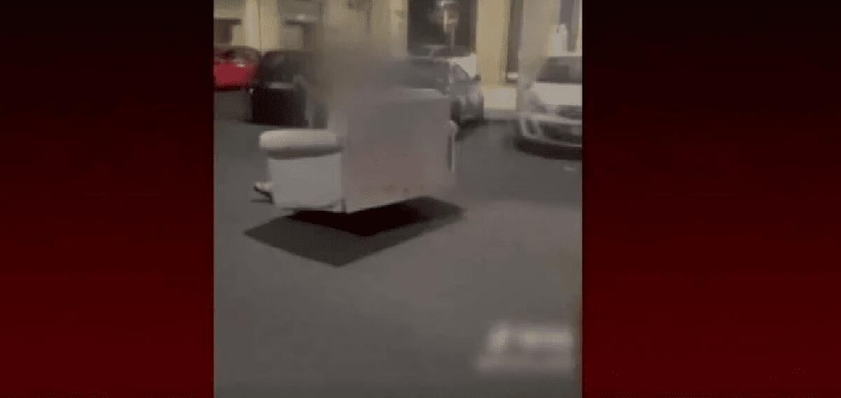 CATANIA, "MONTA" IL DIVANO SUL MONOPATTINO E SE NE VA IN GIRO PER LA CITTÀ. MULTATO DI 2000 EURO - 