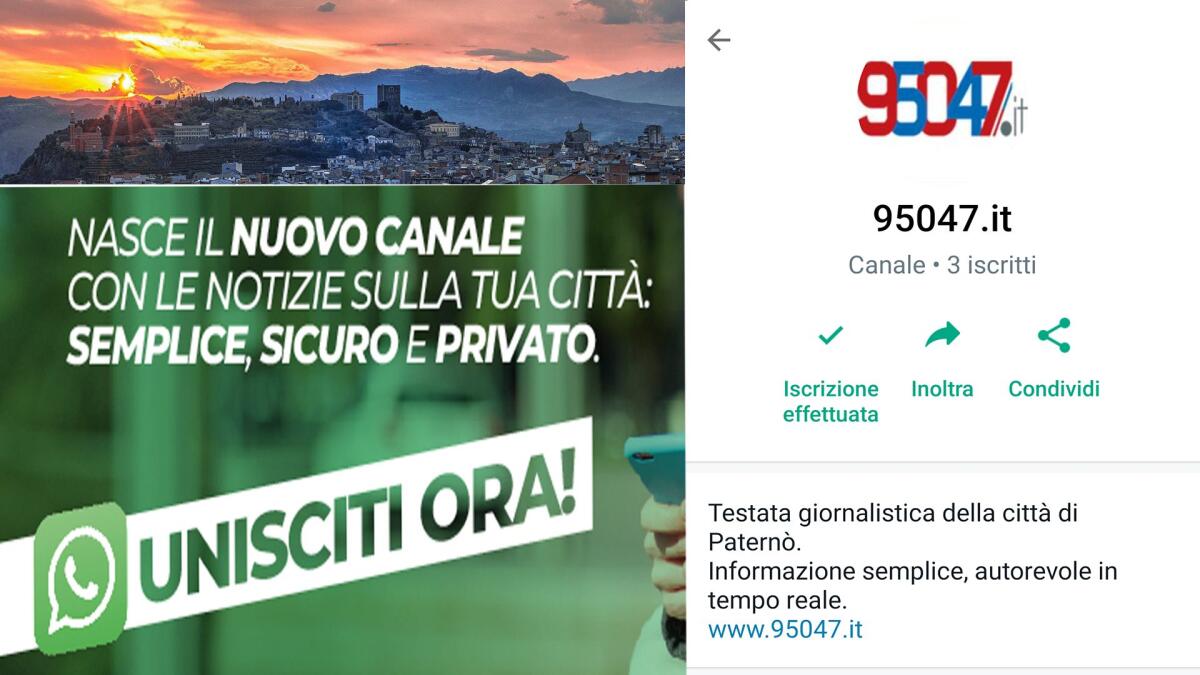 95047.IT APRE IL SUO CANALE WHATSAPP: COME ISCRIVERSI PER ESSERE SEMPRE AGGIORNATI SULLE NOTIZIE - 