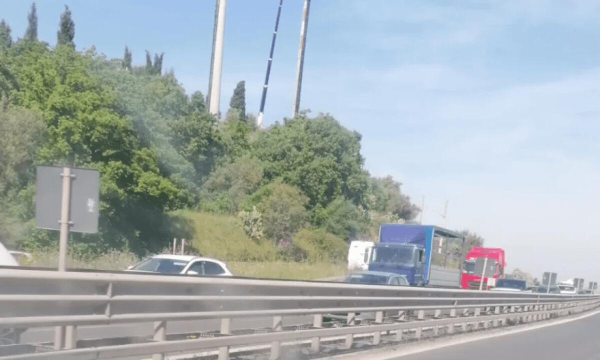 INCIDENTE SULLA SS121 NEI PRESSI SVINCOLO MOTTA SANT'ANASTASIA, LUNGHE CODE - 