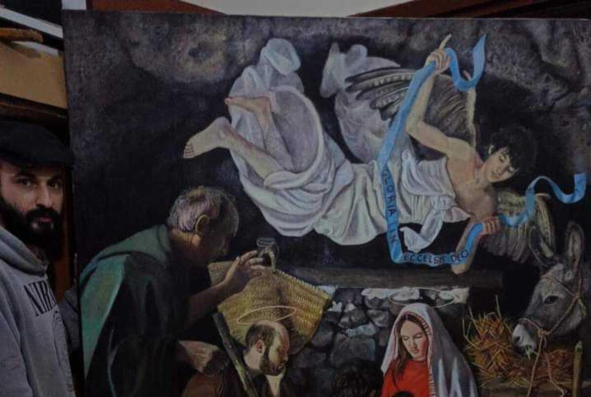 IL PATERNESE FORTE E IL SUO STRAORDINARIO DIPINTO IN MOSTRA AI 100 PRESEPI IN VATICANO - 