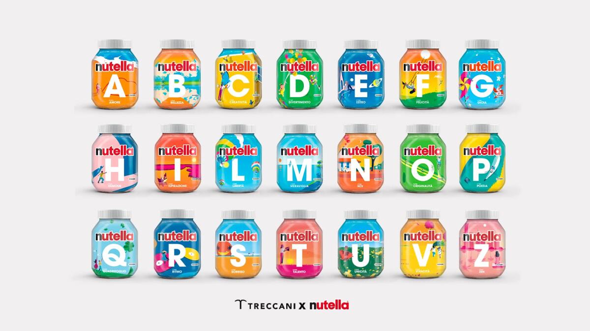 NUTELLA PAROLE: UN'EDIZIONE SPECIALE PER CELEBRARE IL POTERE DELLE PAROLE IN COLLABORAZIONE CON TRECCANI" - 
