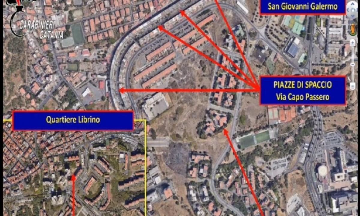 BLITZ ANTIDROGA A CATANIA, 46 ARRESTI. GIRO D'AFFARI DA 240MILA EURO AL GIORNO. - 