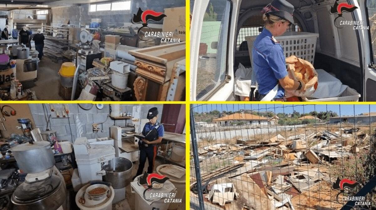 SCOPERTO PANIFICIO ABUSIVO A BELPASSO: DENUNCIATO 47ENNE PER GRAVE PERICOLO SANITARIO E SMALTIMENTO ILLECITO DI RIFIUTI - 