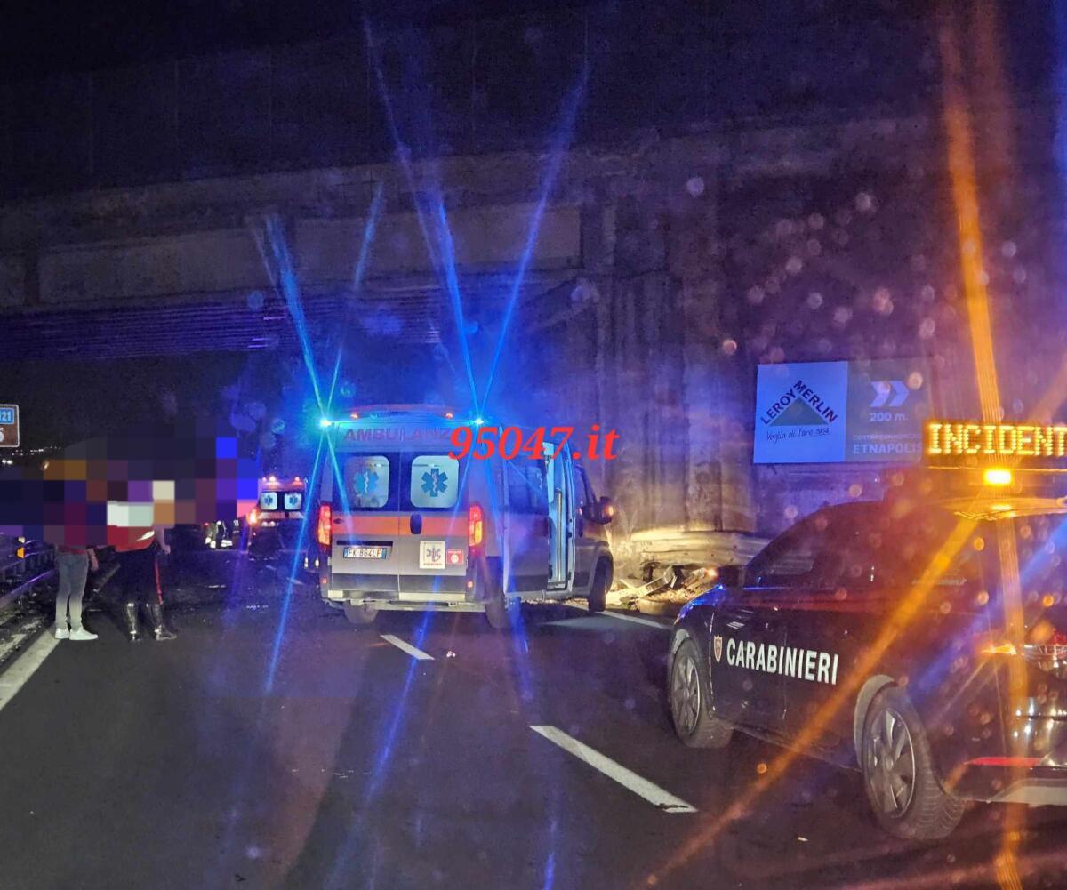 ENNESIMO GRAVISSIMO INCIDENTE SULLA SS121, SOCCORSI SUL POSTO - 