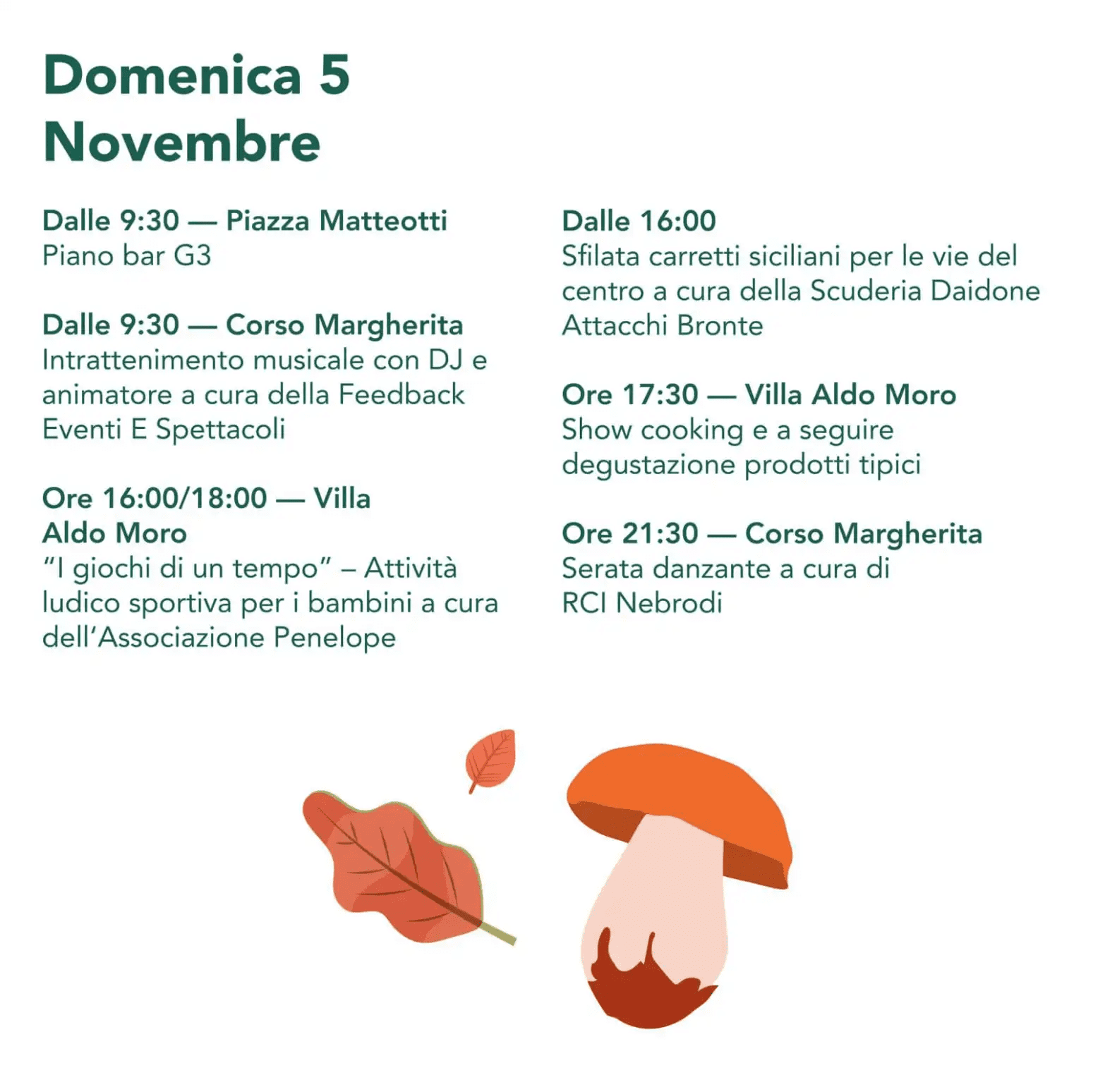 CESARO’ : PRONTO IL PROGRAMMA PER LA SAGRA, GRANDI OSPITI E BUON CIBO PER DUE WEEKEND