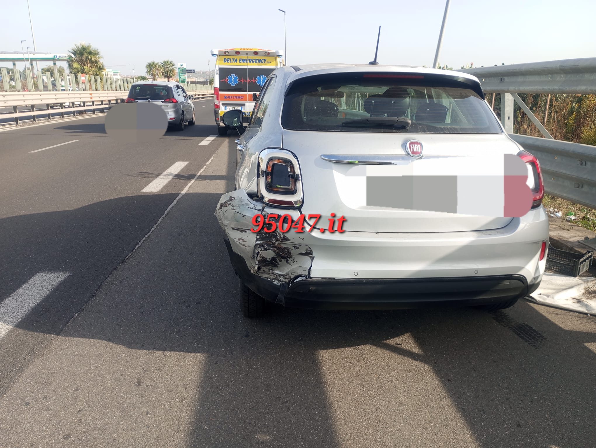 DOPPIO INCIDENTE STRADALE NELLA GIORNATA DI OGGI SULLA SUPERSTRADA 121 IN DIREZIONE CATANIA