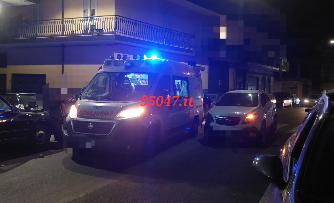 PATERNO': SCONTRO TRA DUE AUTO AL CORSO SICILIA. FERITA UNA MINORENNE