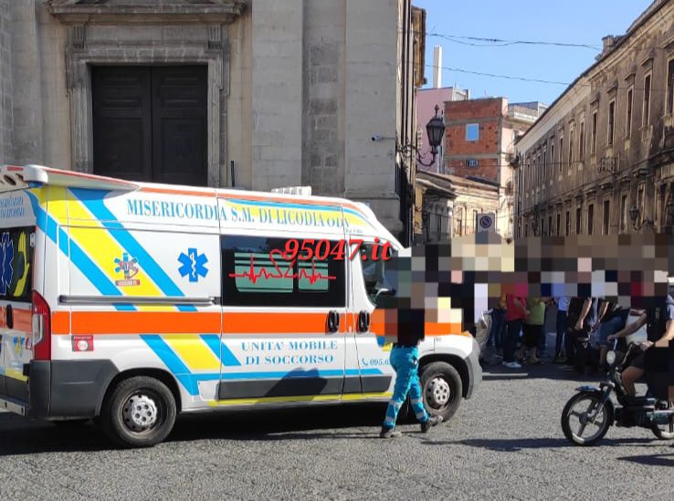 PATERNÒ: PEDONE INVESTITO QUESTA MATTINA A PIAZZA SANTA BARBARA