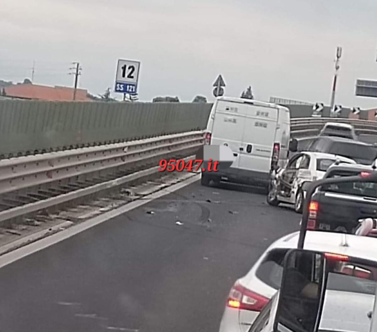 INCIDENTE SULLA SS121 A VALCORRENTE, CODE - 