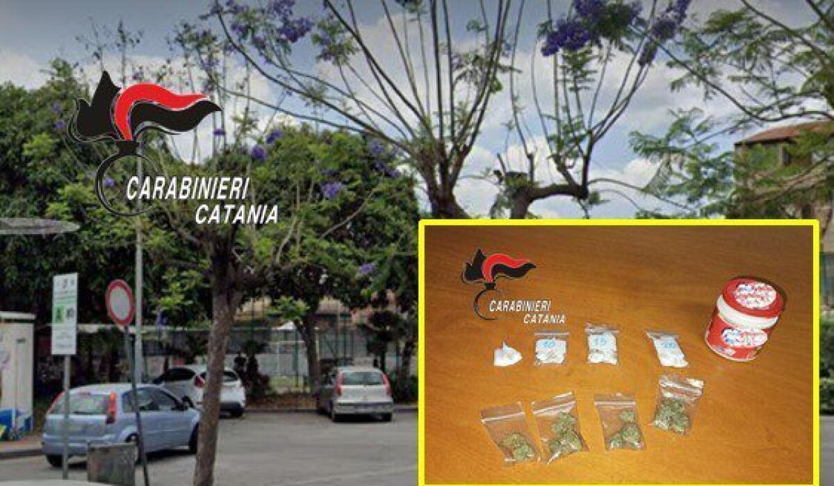 MISTERBIANCO. UNA PIAZZA PUBBLICA TRASFORMATA IN "PIAZZA DI SPACCIO": PUSHER ARRESTATO DAI CARABINIERI - 