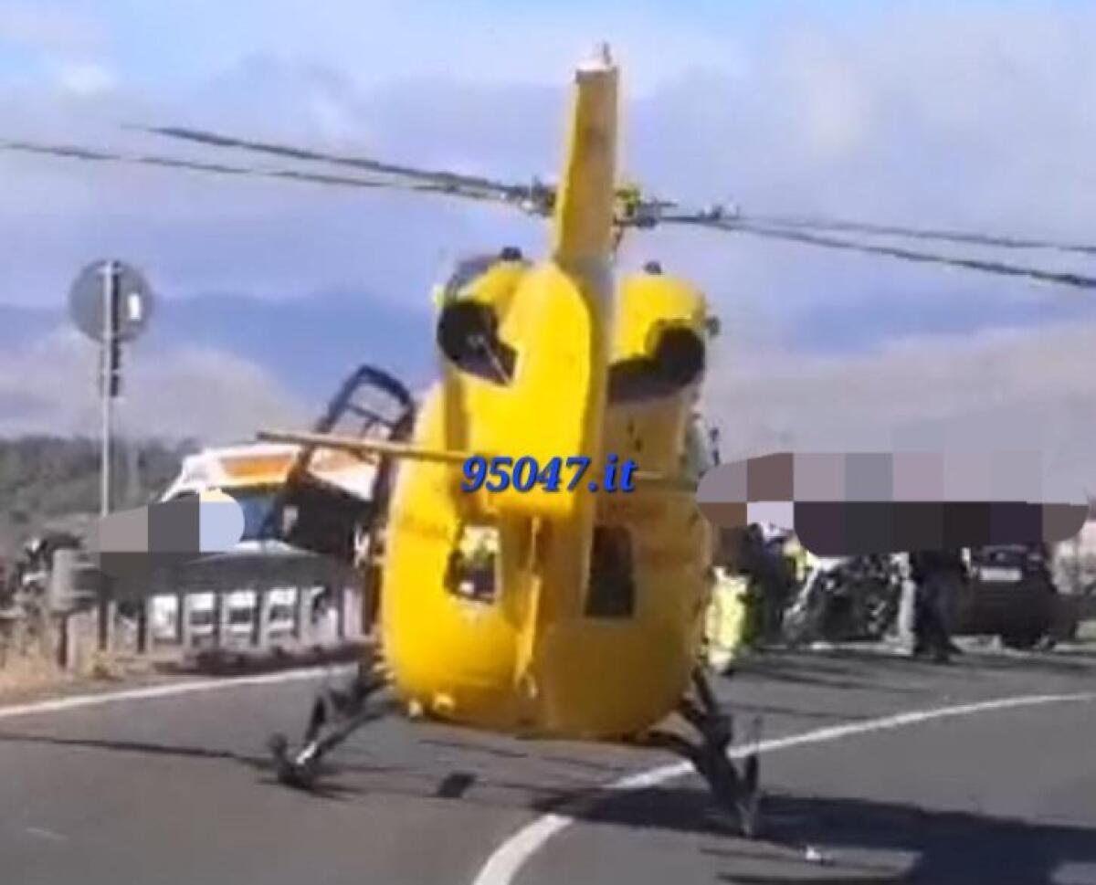 GRAVE INCIDENTE SULLA VECCHIA SS 121: MOTOCICLISTA 29ENNE PATERNESE FERITO GRAVEMENTE - 