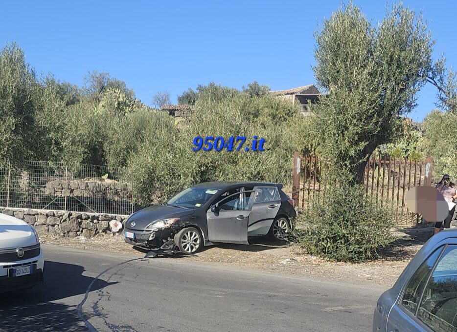 INCIDENTE STRADALE A PATERNÒ: DUE AUTO COINVOLTE, FERITI