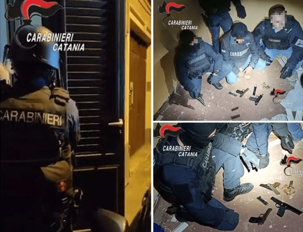 UNA VIL­LET­TA DI VAC­CA­RIZ­ZO UTI­LIZ­ZA­TA COME BASE OPE­RA­TI­VA PER LA CU­STO­DIA DI ARMI E MU­NI­ZIO­NI CLAN­DE­STI­NE; 8 ARRESTI - 