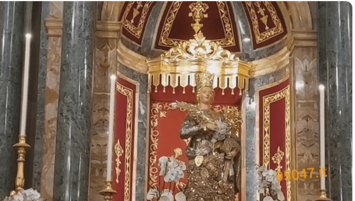 SANTA BARBARA 2023, IL VIDEO DEL RIENTRO IN CHIESA E FUOCHI PIROTECNICI DEL 04 DICEMBRE - 