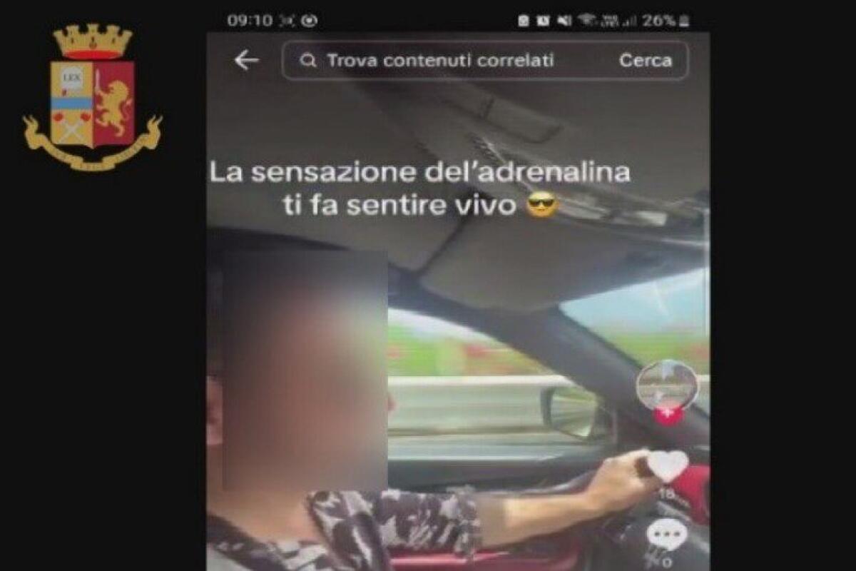A 270 KM/H SULLA A18 TRA SIRACUSA E AVOLA E POI METTE IL VIDEO SUI SOCIAL: PATENTE RITIRATA A UN 40ENNE - 