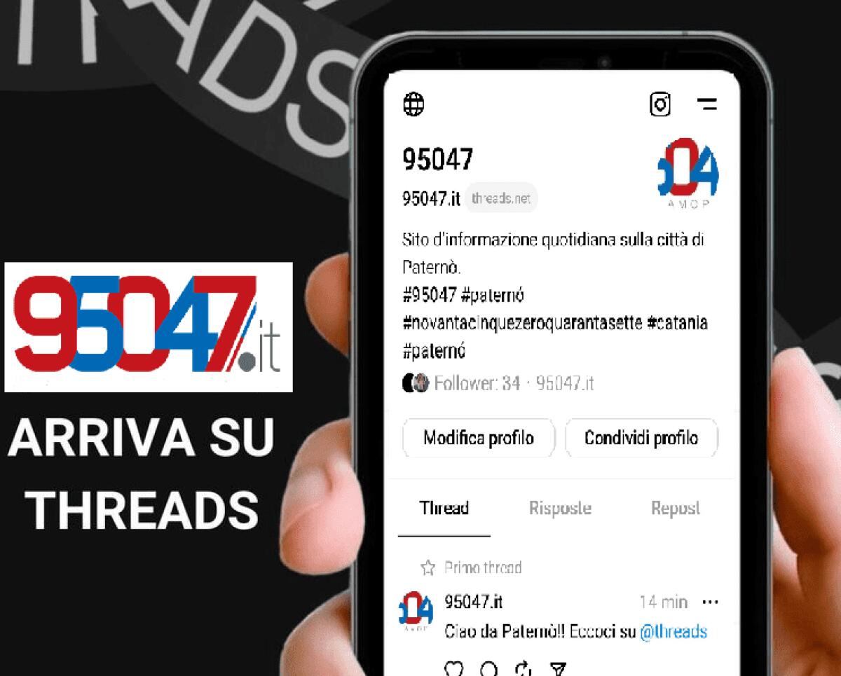 95047.IT È ANCHE SU THREADS - 