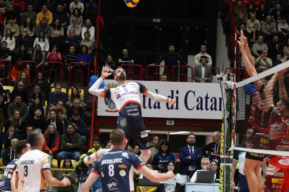 Volley, SuperLega: troppo Perugia per Farmitalia Catania. Gli umbri si impongono 0-3 - 