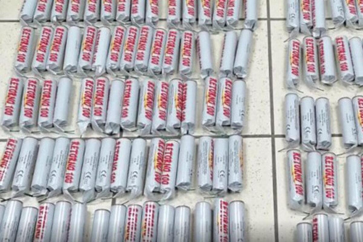 NOVE  TONNELLATE DI “CIPOLLE”, BENGALA E “FONTANE” GIÀ SEQUESTRATE TRA PALERMO E SIRACUSA - 