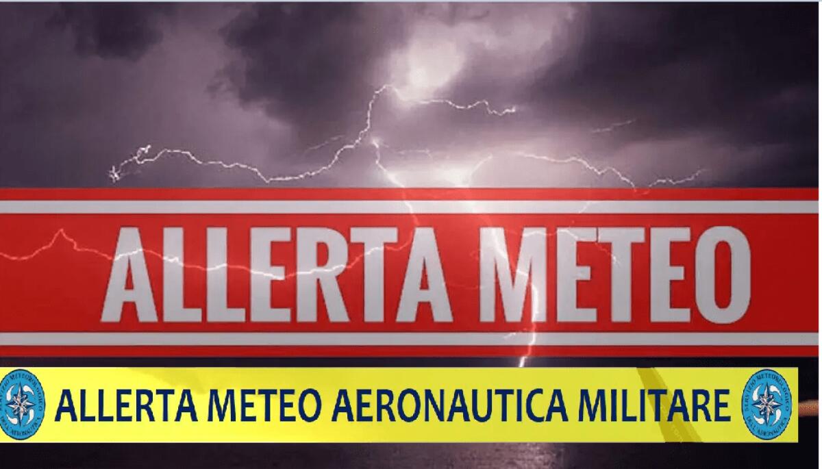 AERONAUTICA MILIATE : VENTO FORTE ,  MARE AGITATO E BRUSCO CALO DELLE TEMPERATURE IN ARRIVO IN SICILIA - 