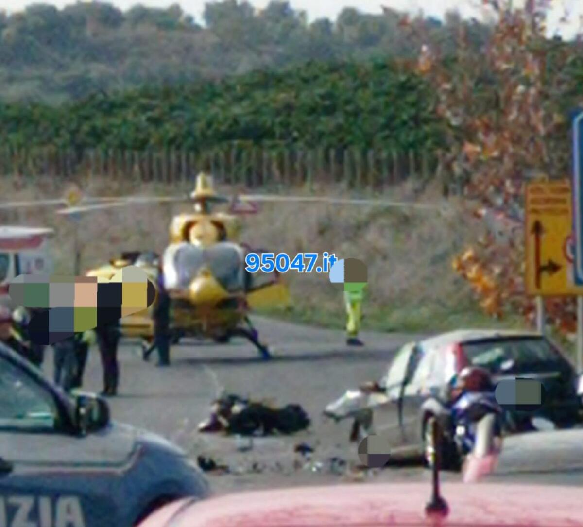 GRAVISSIMO INCIDENTE SULLA SS385 IN TERRITORIO DI LENTINI. UN MORTO ED UN FERITO - 