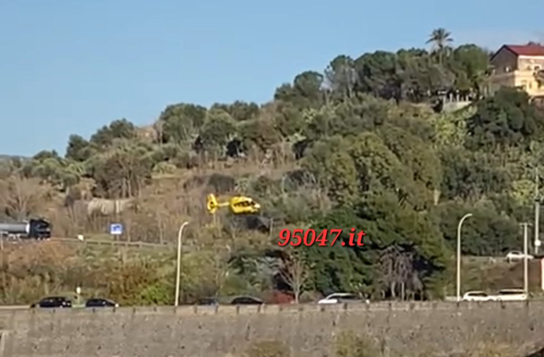 INCIDENTE NEI PRESSI DELLO SVINCOLO DI PATERNO'