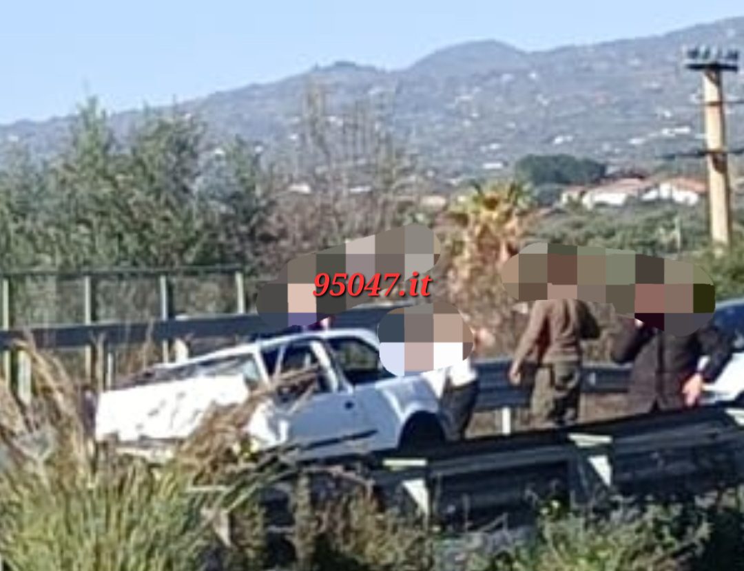 INCIDENTE NEI PRESSI DELLO SVINCOLO DI PATERNO'