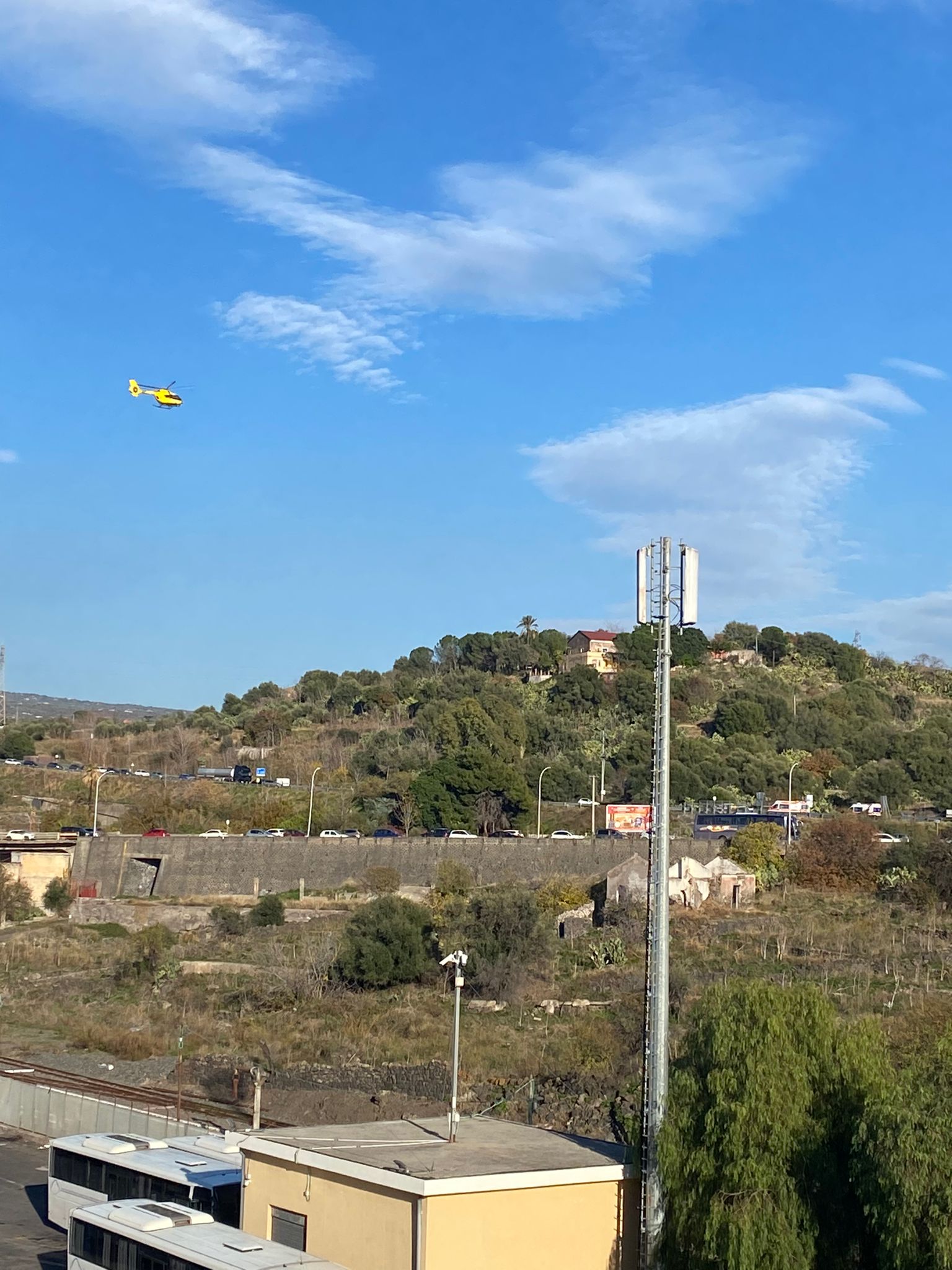 INCIDENTE NEI PRESSI DELLO SVINCOLO DI PATERNO'