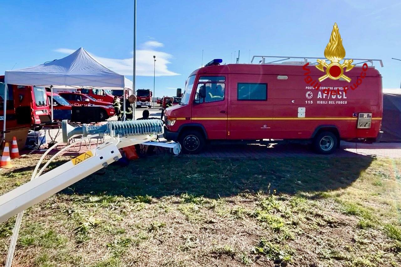 ESERCITAZIONE REGIONALE DEI VIGILI DEL FUOCO