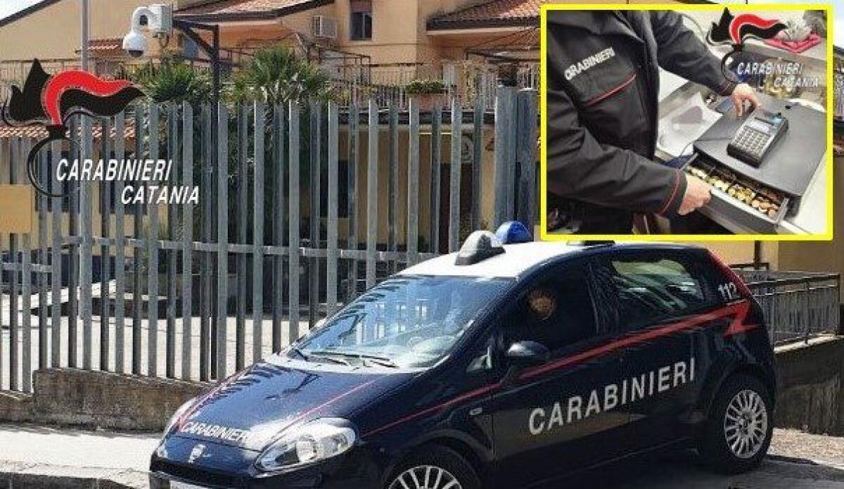 TREMESTIERI ETNEO . ARRAFFA I SOLDI DALLA CASSA DI UNA PASTICCERIA E SCAPPA: INSEGUITO E DENUNCIATO - 