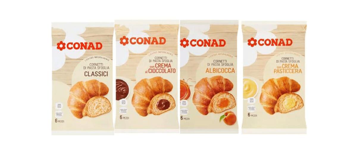 CONAD RICHIAMA DIVERSI CORNETTI: “CORPO ESTRANEO SULLA SUPERFICIE” - 