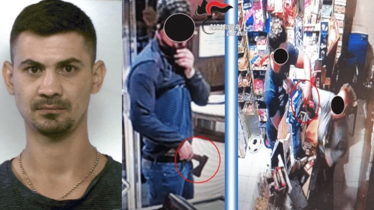 RAPINATORE VIOLENTO: TRE ASSALTI IN POCHE ORE… COLPITE UNA TABACCHERIA E UN BAR A ZAFFERANA ETNEA ED UNA SALUMERIA A VIAGRANDE. ARRESTATO 29ENNE - 
