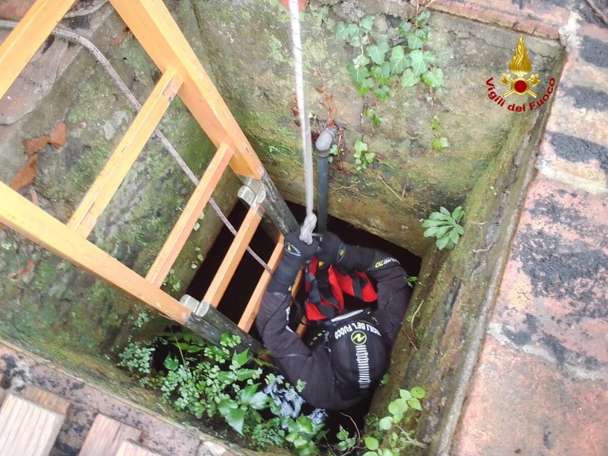 TRAGEDIA A SANTA VENERINA. Recuperato il corpo di un 72enne in fondo ad un pozzo - 