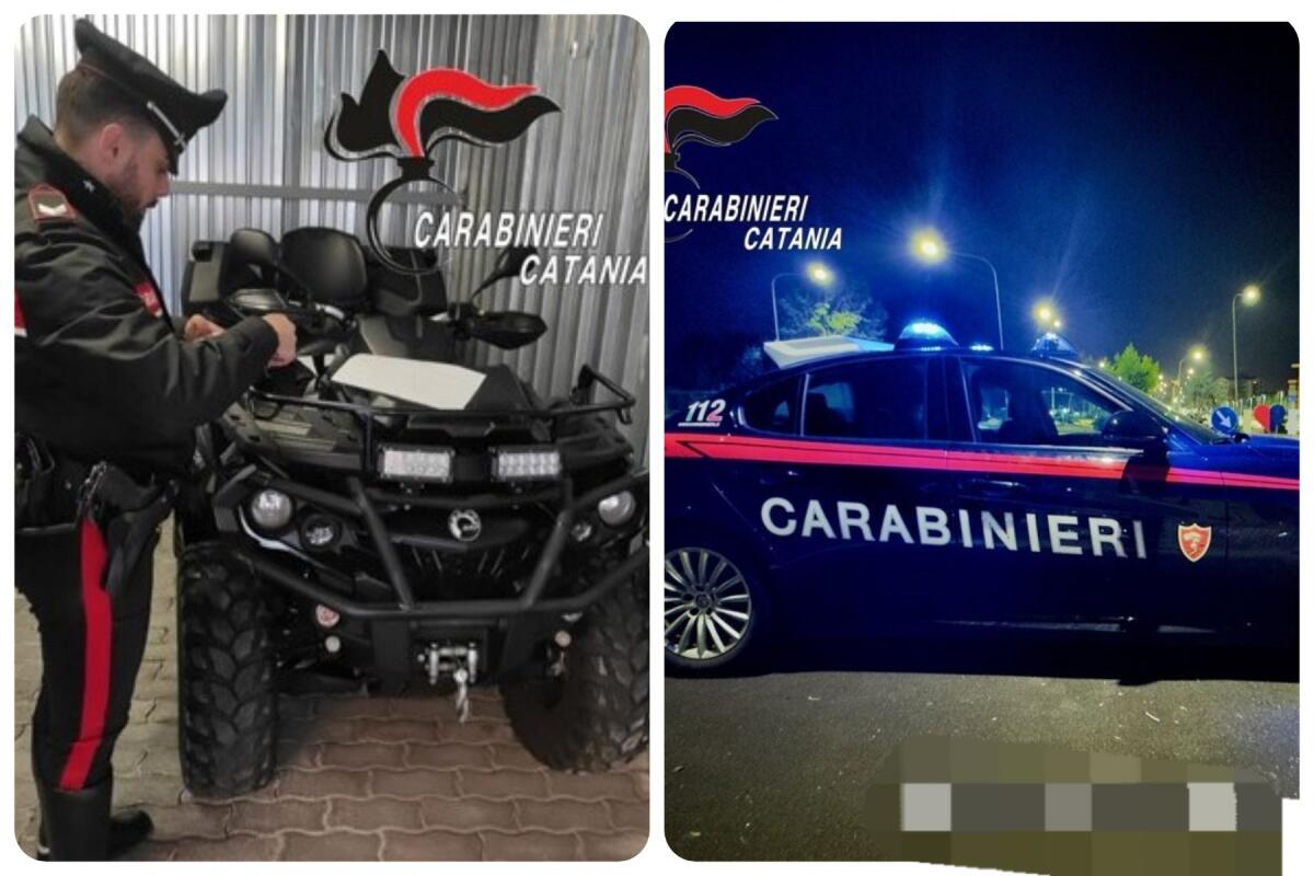 PATERNÒ: SEQUESTRATO QUAD BIKE SENZA ASSICURAZIONE E REVISIONE. SANZIONI PER OLTRE 14MILA EURO - 