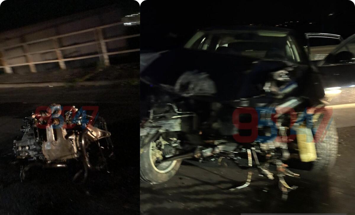 GRAVE INCIDENTE IERI SERA A PATERNÒ: TRE FERITI, AUTO DISTRUTTA - 