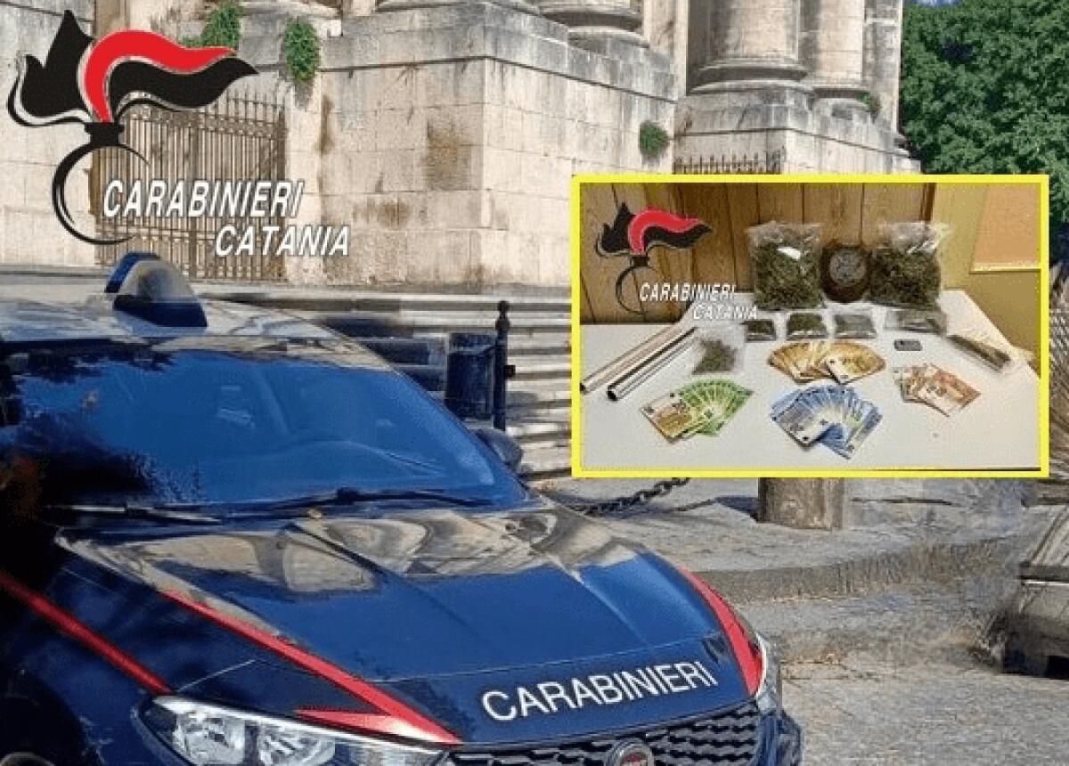 SAN GREGORIO: ARRESTATO INCENSURATO CON 6530 EURO E 900 GR DI MARIJUANA - 