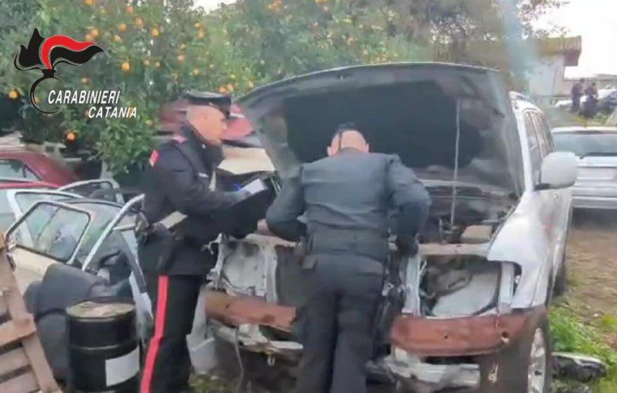 ACI SANT'ANTONIO, VIGNETO TRASFORMATO IN UN «CIMITERO» ABUSIVO DI AUTO - 