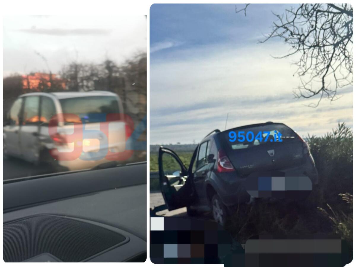 GIORNATA DI INCIDENTI A PATERNÒ : FORTUNATAMENTE NESSUNA GRAVISSIMA CONSEGUENZA PER LE PERSONE - 