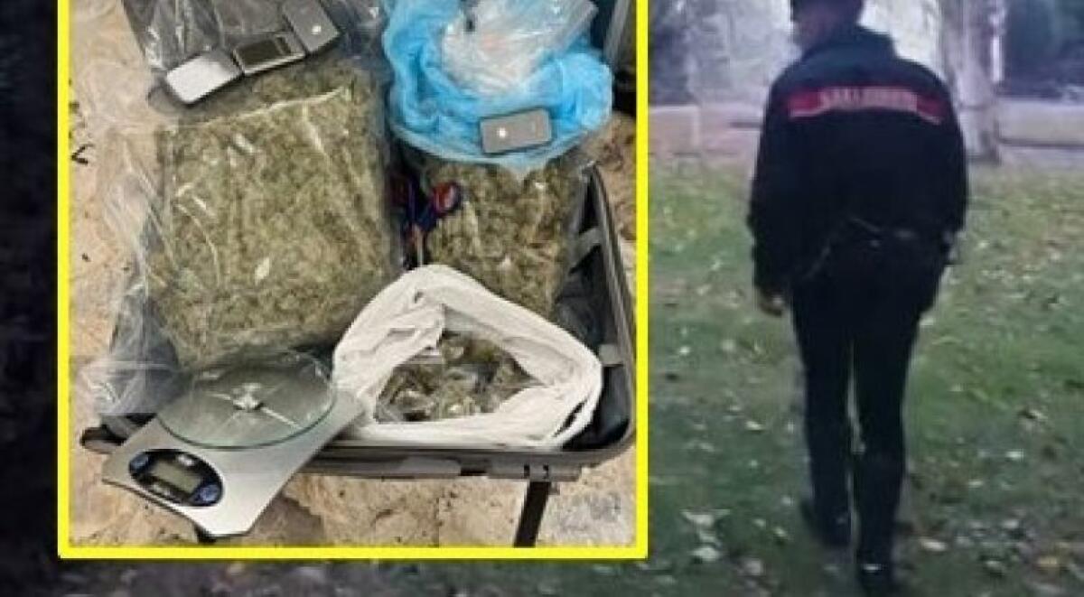 CATANIA. PUSHER ASPETTANO UN CLIENTE MA SI PRESENTANO I CARABINIERI: ARRESTATI DUE SPACCIATORI AL PARCO TROVATI CON UN KILO DI MARIJUANA. - 
