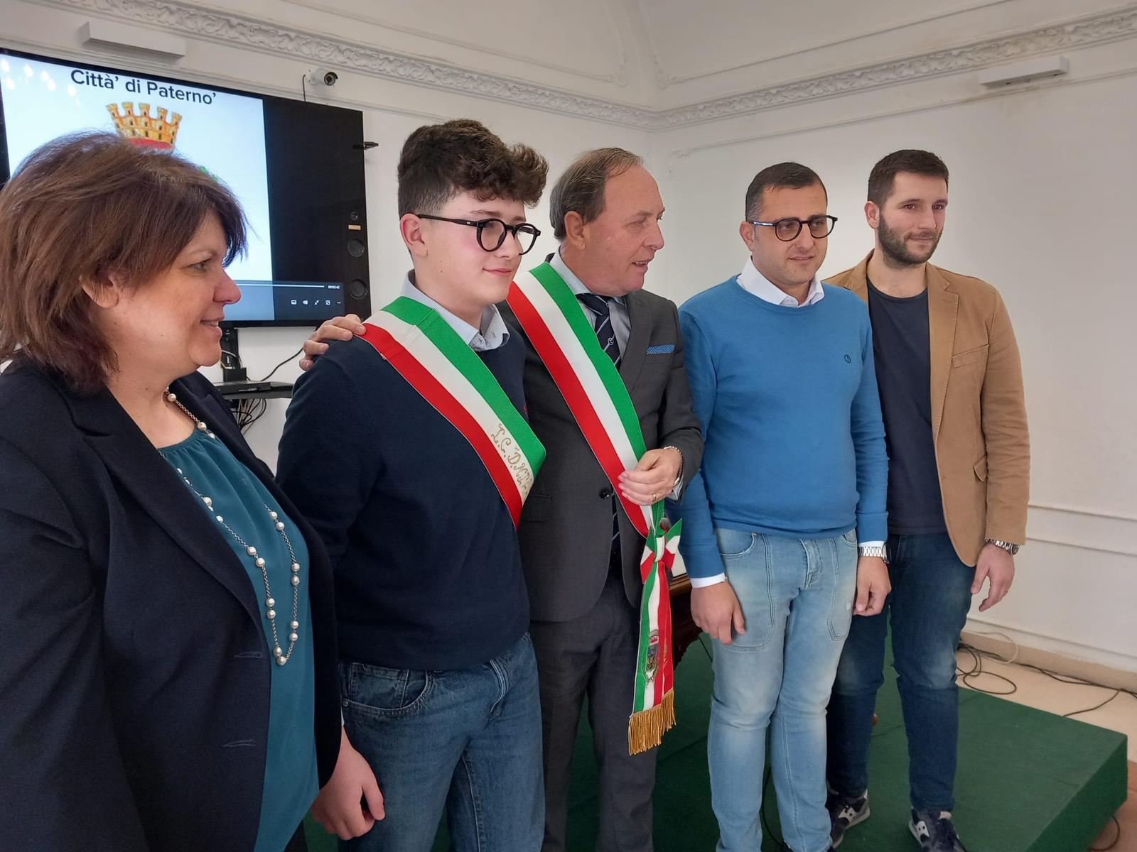 RICCARDO BARBAGIOVANNI ELETTO BABY SINDACO METROPOLITANO DELLE SCUOLE PATERNESI