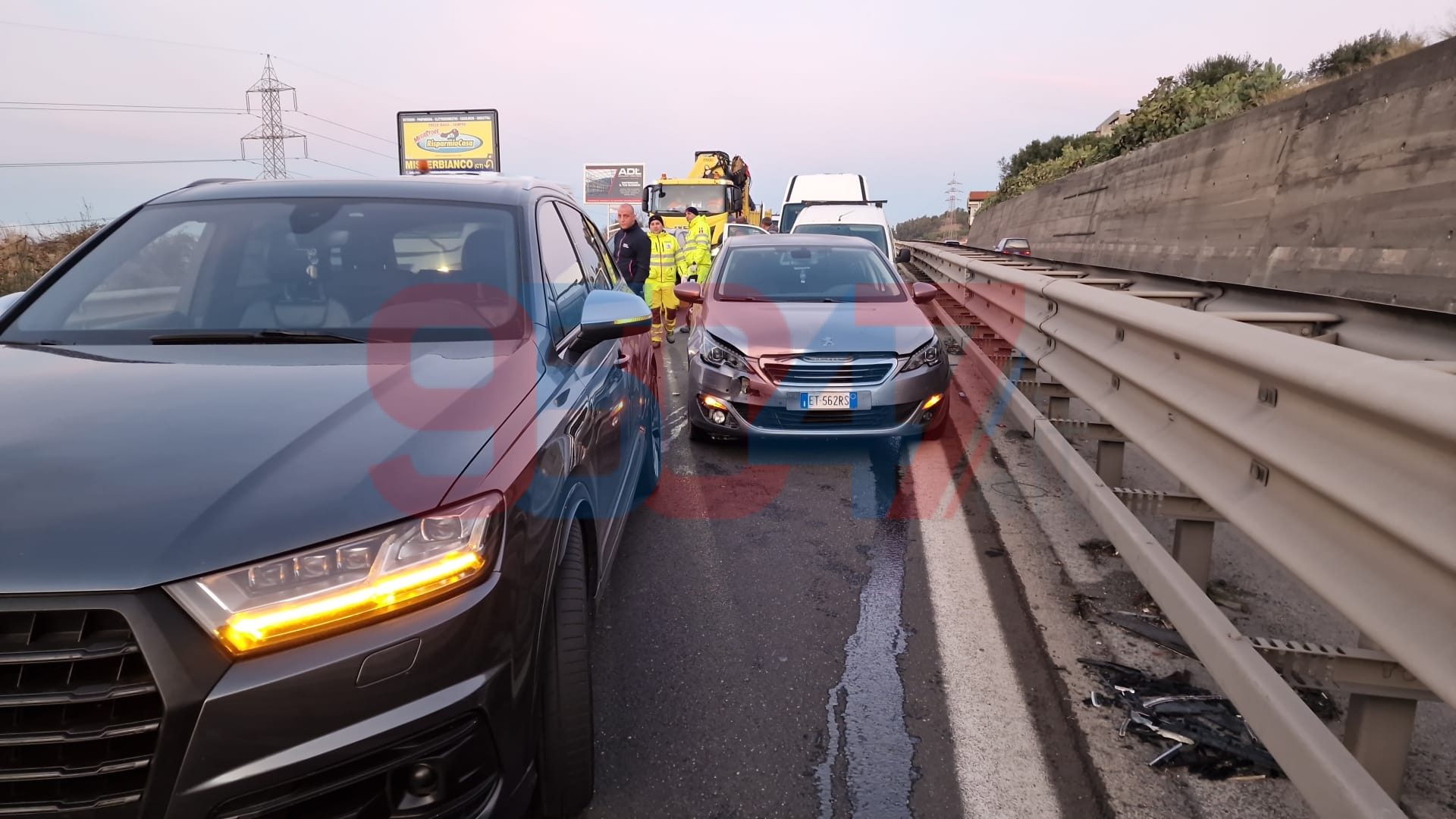 INCIDENTE QUESTA MATTINA SULLA SUPERSTRADA 121: GIORNATA DI DISAGI E LUNGHE CODE IN DIREZIONE CATANIA