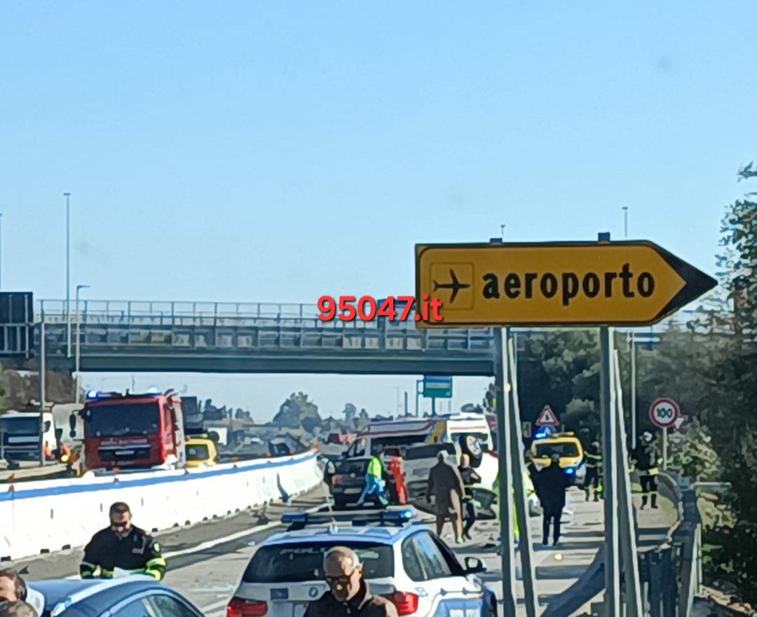 GRAVE INCIDENTE SULL'AUTOSTRADA CATANIA-PALERMO: SVINCOLO CHIUSO E SOCCORSI IN CORSO
