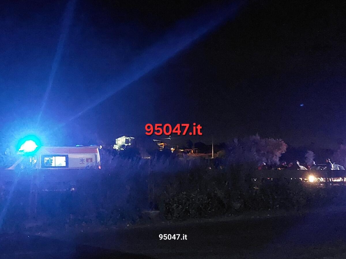 TAMPONAMENTO TRA TRE AUTO SULLA SS121 NEI PRESSI SVINCOLO PALAZZOLO, SOCCORSI SUL POSTO - 