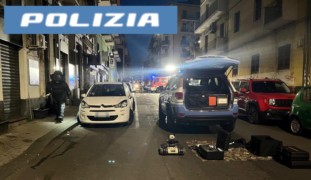 CATANIA, ESPLODE UN ORDIGNO ARTIGIANALE IN UNA RIVENDITA DI TABACCHI - 