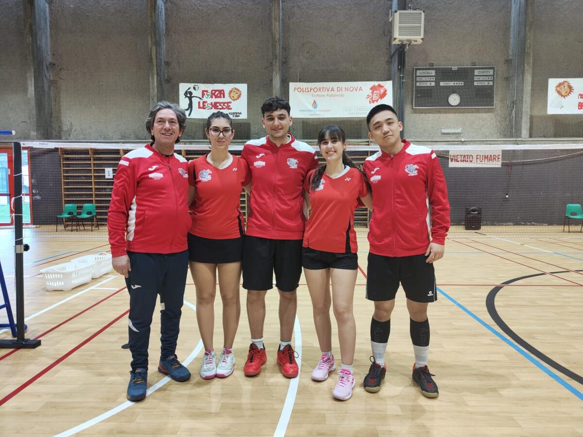 TRASFERTA SFORTUNATA PER LE RACCHETTE PATERNÒ DI BADMINTON A NOVA MILANESE - 