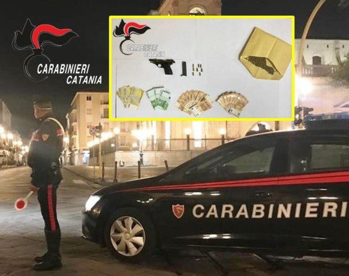 A CASA AVEVA DROGA ED UNA PISTOLA CARICA: ARRESTATO DAI CARABINIERI UN 38ENNE GIARRESE - 
