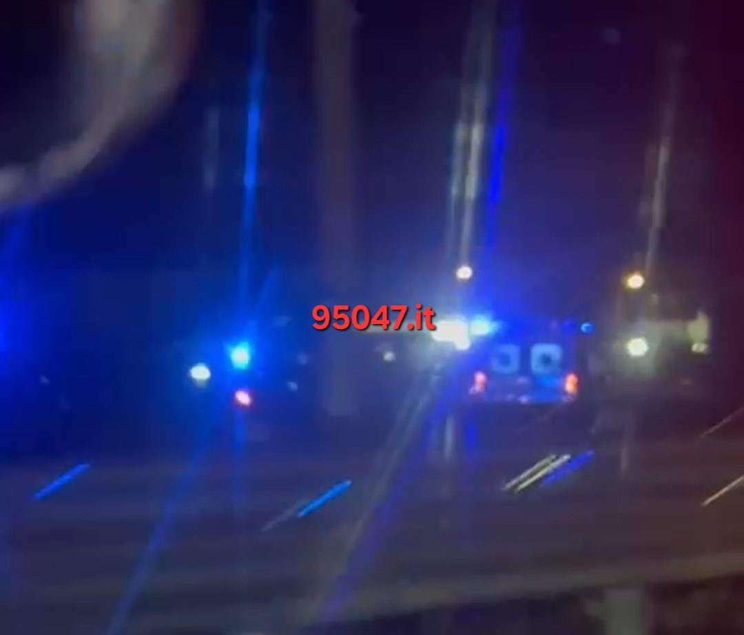 INCIDENTE NELLA NOTTE SULLA SS121, FERITI