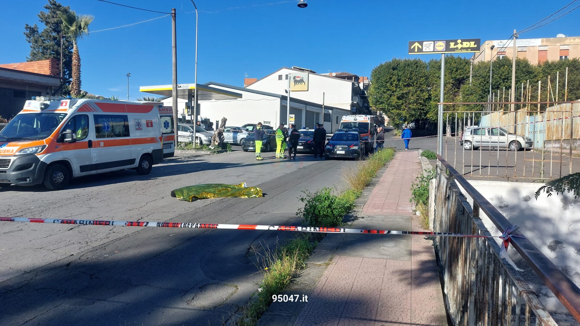 PATERNO’: UOMO DI NAZIONALITÀ STRANIERA ACCOLTELLATO IN GIOVANNI VERGA, GRAVISSIMO